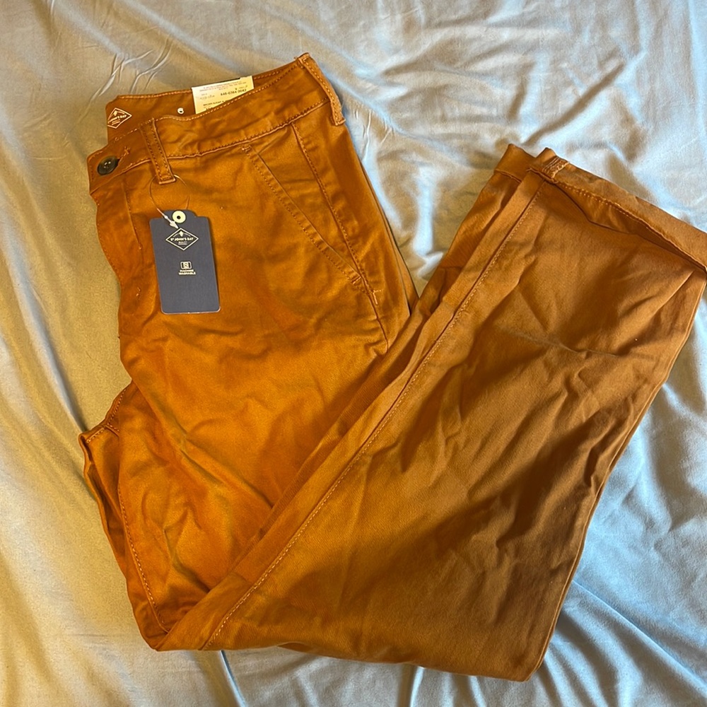 Rustic Brown St. John’s Bay Girlfriend Jeans